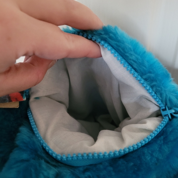 Vintage 1997 Cookie Monster Plush Backpack - Picture 9 of 14